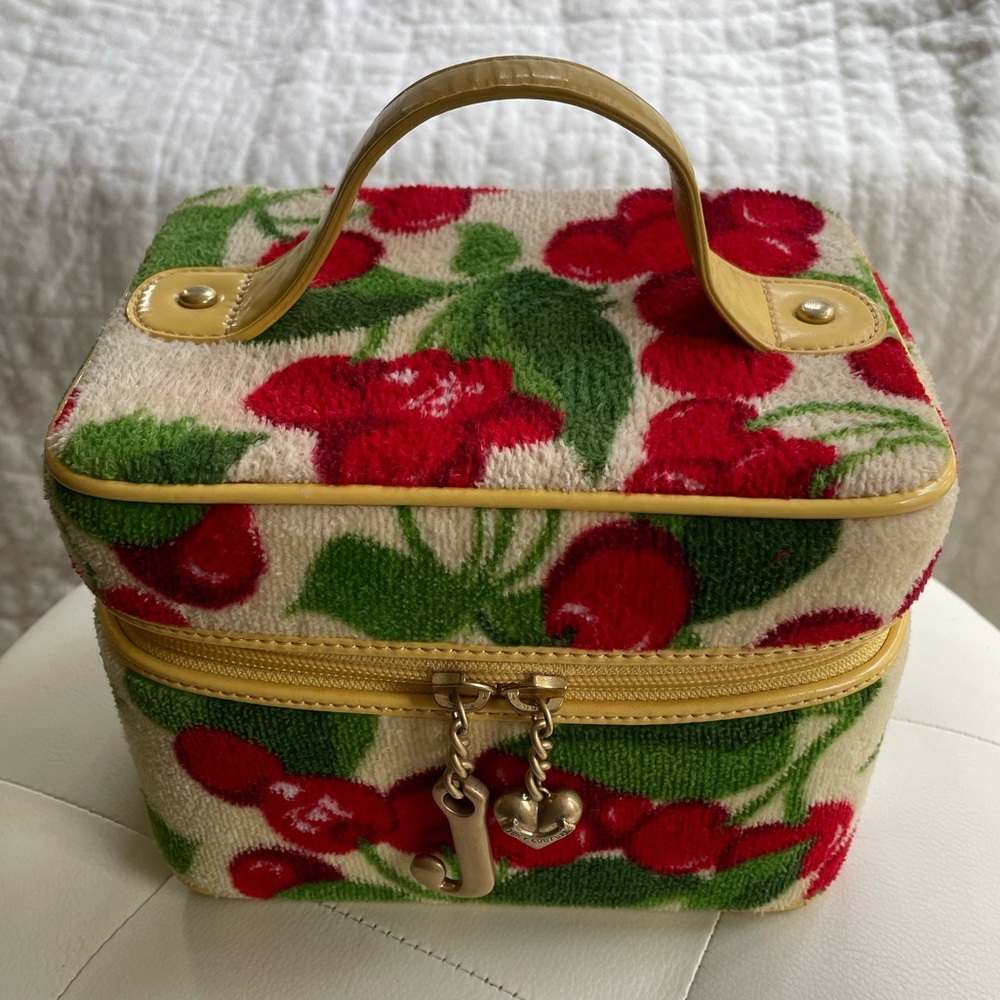 Juicy Couture Vintage Cherry Train Case Bag